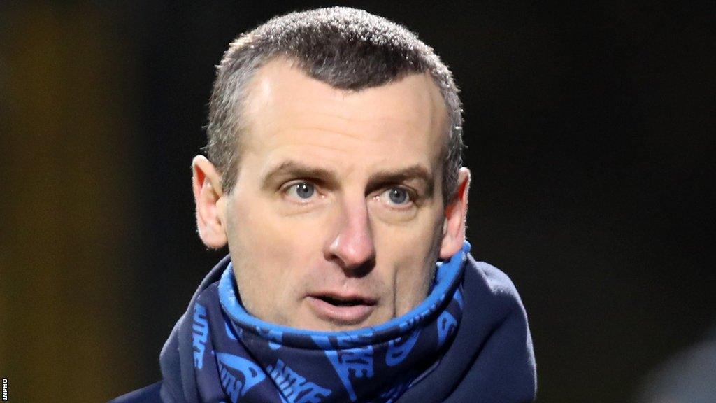 Coleraine manager Oran Kearney