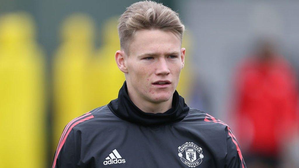 Manchester United midfielder Scott McTominay