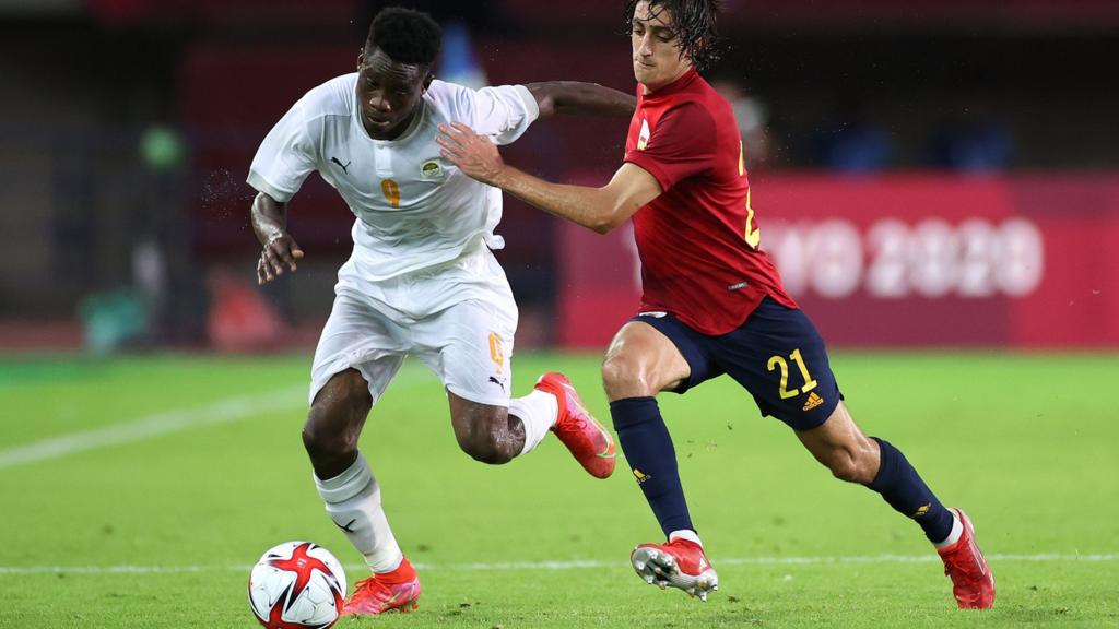 Spain v Ivory Coast in men's football