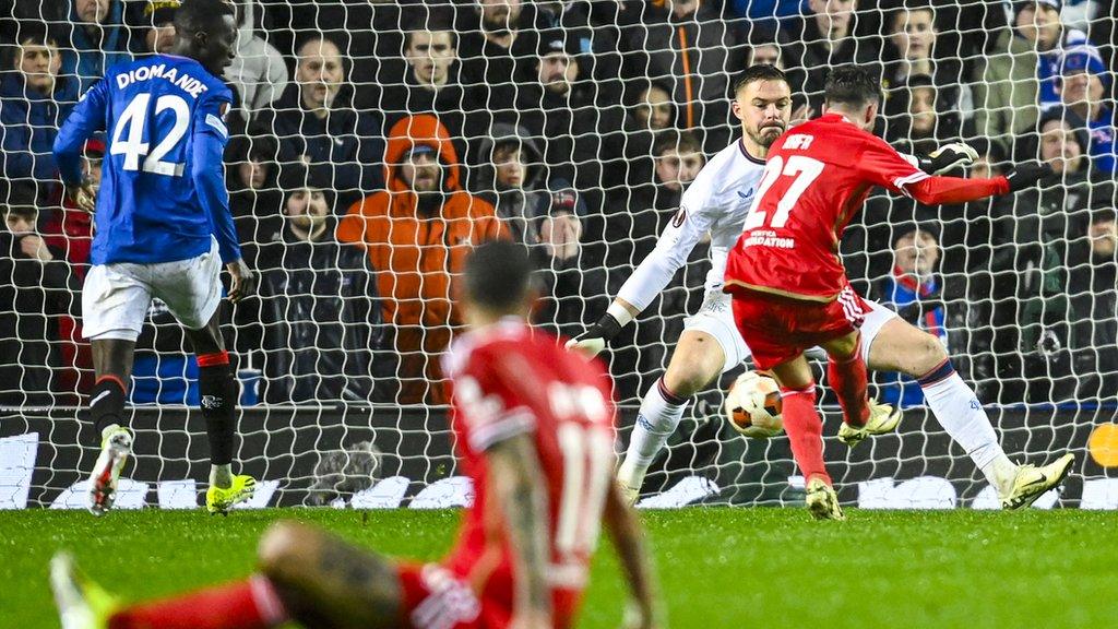 Rafa Silva's breakaway goal proved decisive at Ibrox