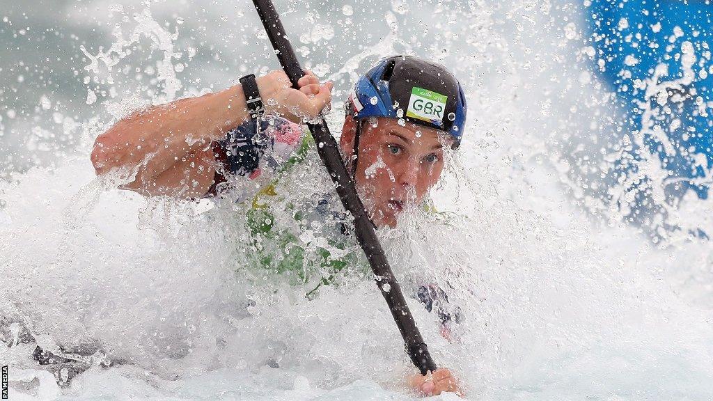 Joe Clarke competing at the 2016 Olympics in Rio