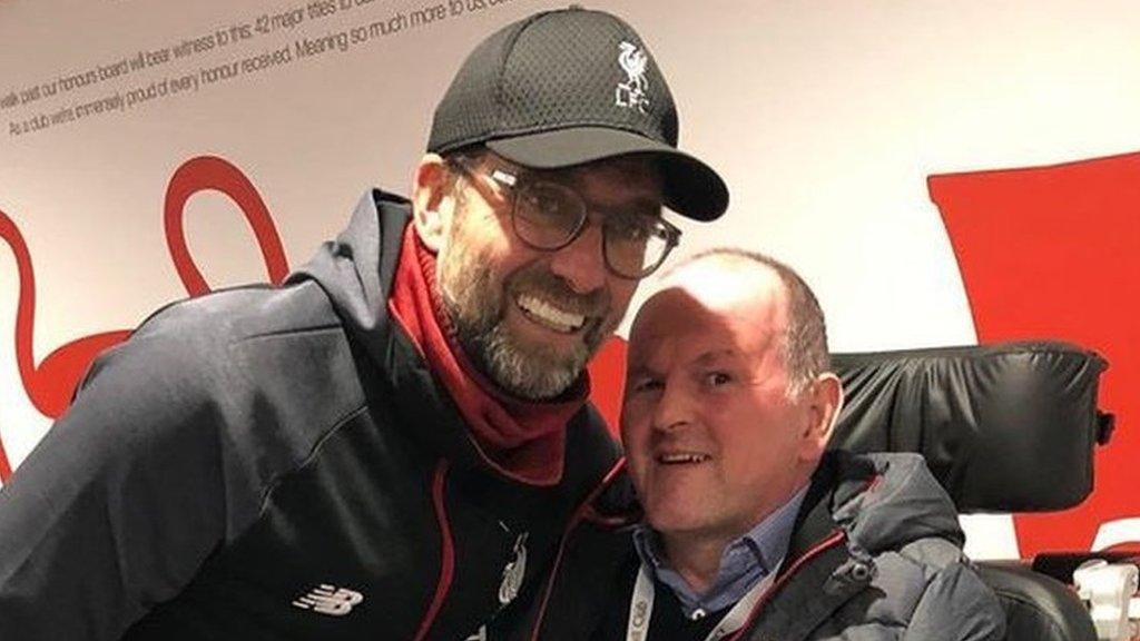 Jurgen Klopp and Sean Cox