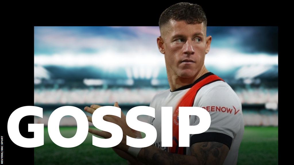 Ross Barkley and the BBC Sport Gossip logo