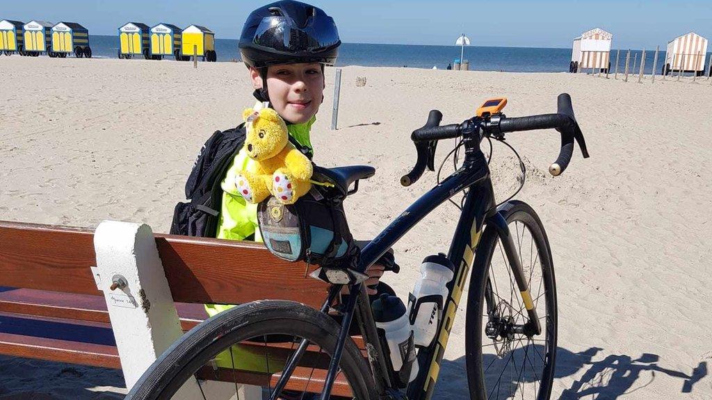 Joel on his bike
