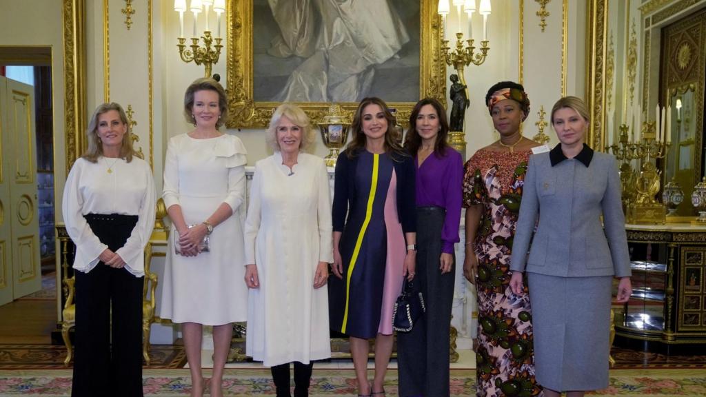 Olena Zelenska at Buckingham Palace