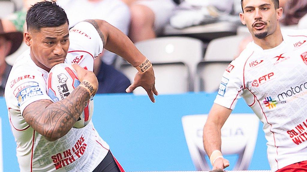 Junior Vaivai scored two tries after shrugging off an injury at Magic Weekend just five days earlier