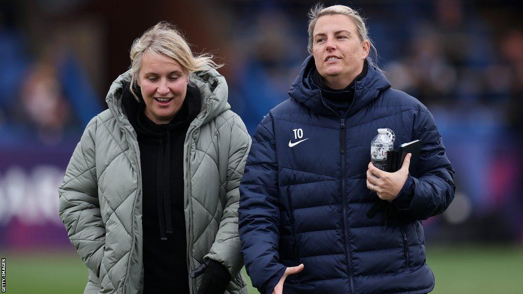 Tanya Oxtoby was Emma Hayes' assistant at Chelsea before becoming Northern Ireland manager