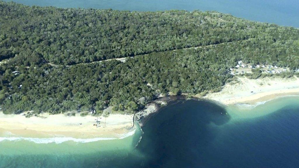 Sinkhole on Australia coast