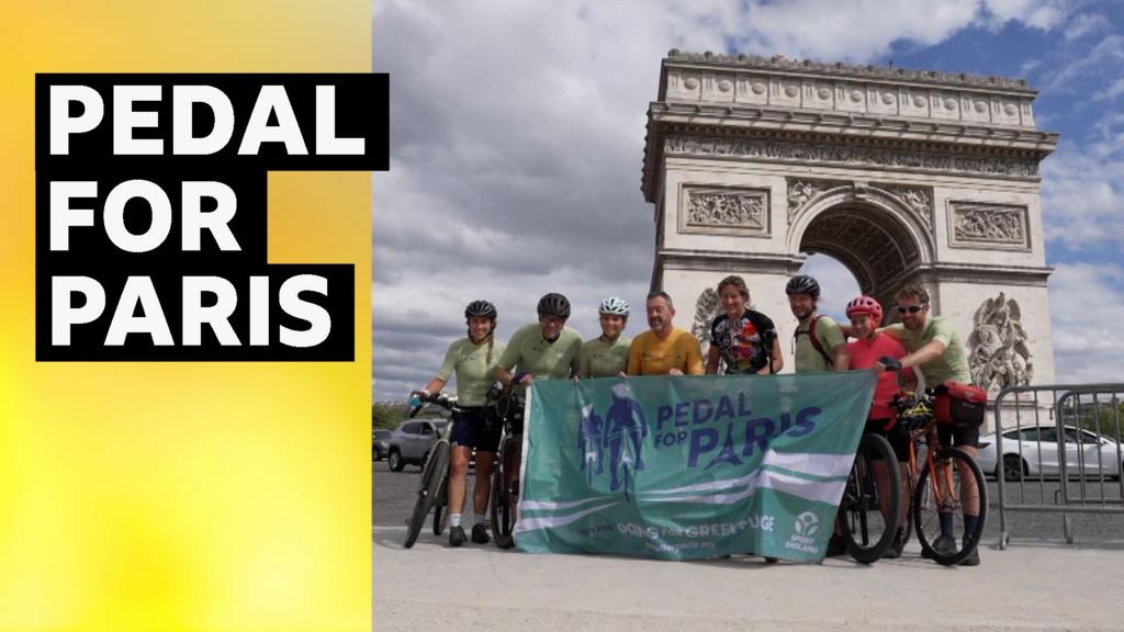 BBC team pedal to Paris Olympics to highlight sustainability