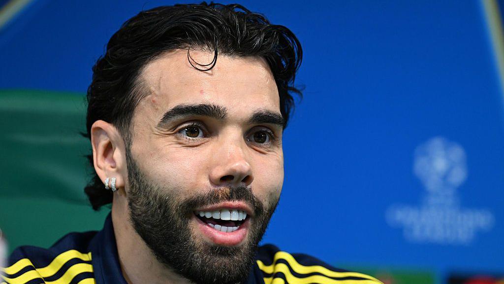 David Raya in the press conference