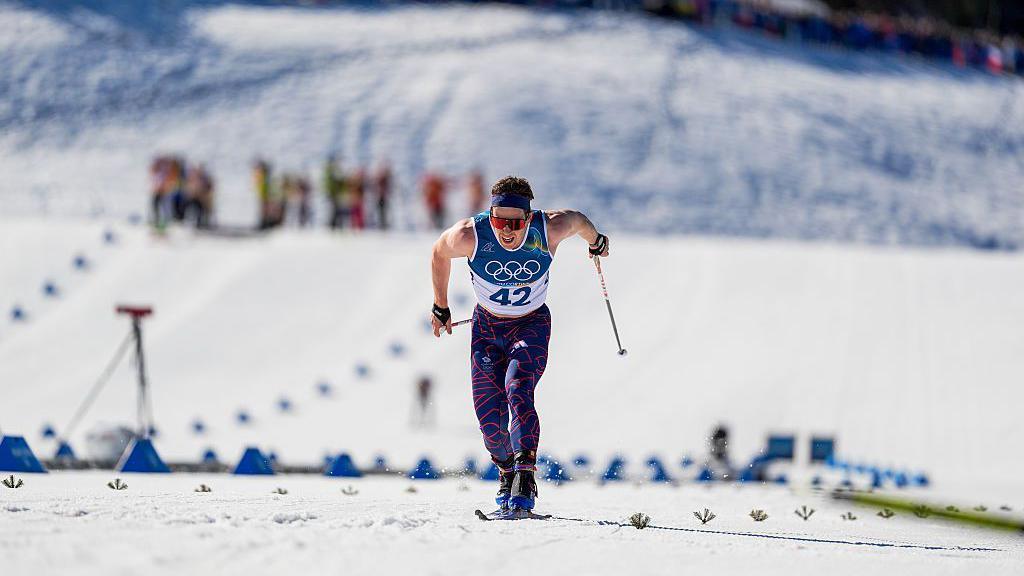 Andrew Musgrave competing