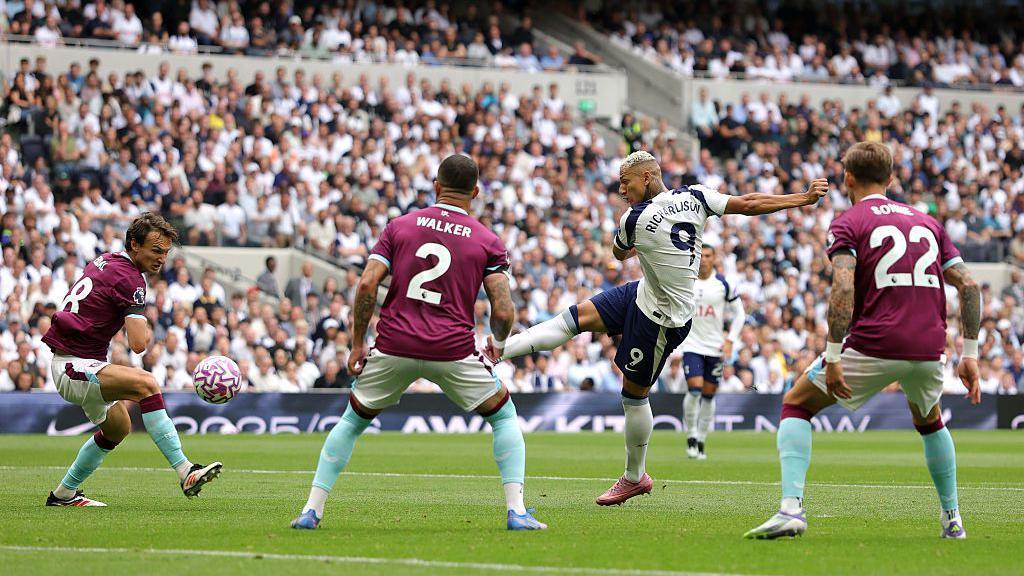 Richarlison scoring for Tottenham