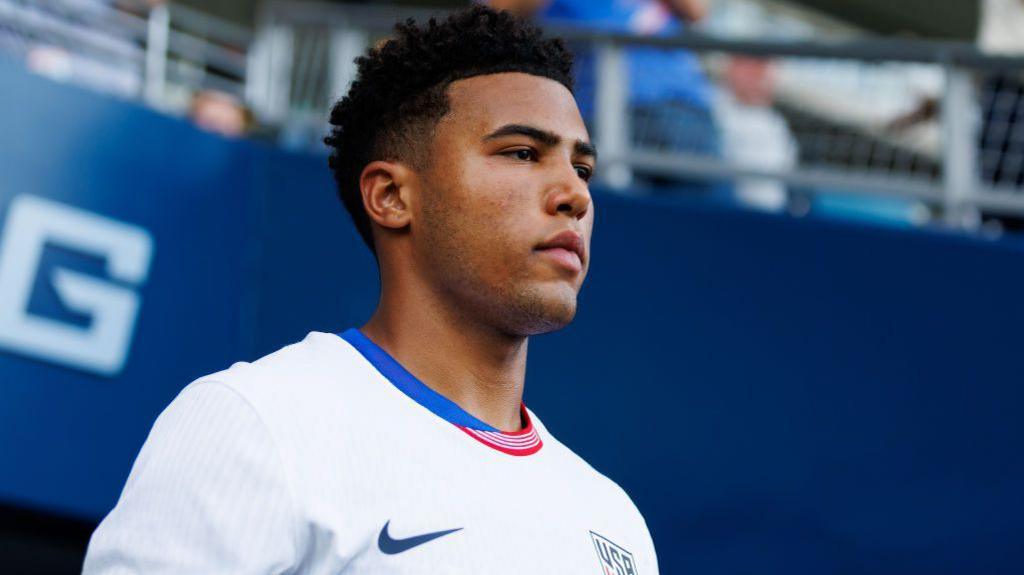 Caleb Wiley looks on for US men's national team