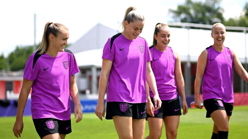 Georgia Stanway, Alessia Russo, Ella Toone and Beth Mead