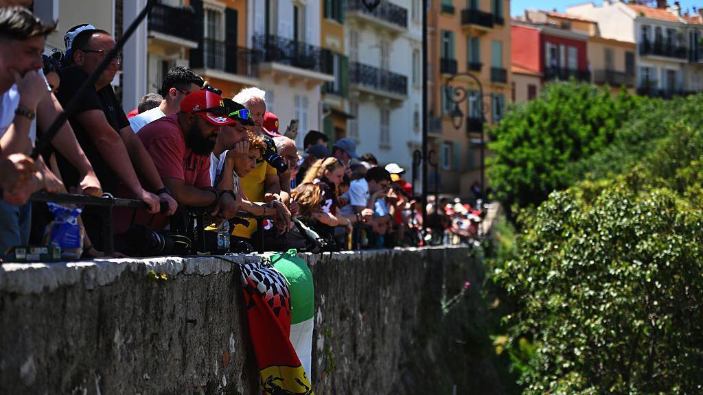 Fans watching on in Monte Carlos