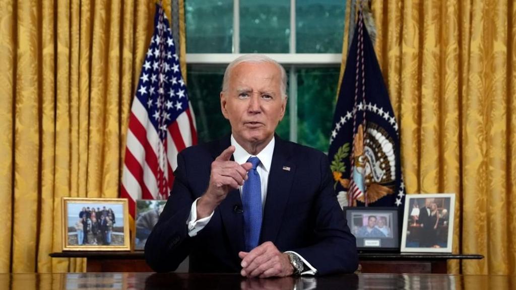 Image shows Joe Biden