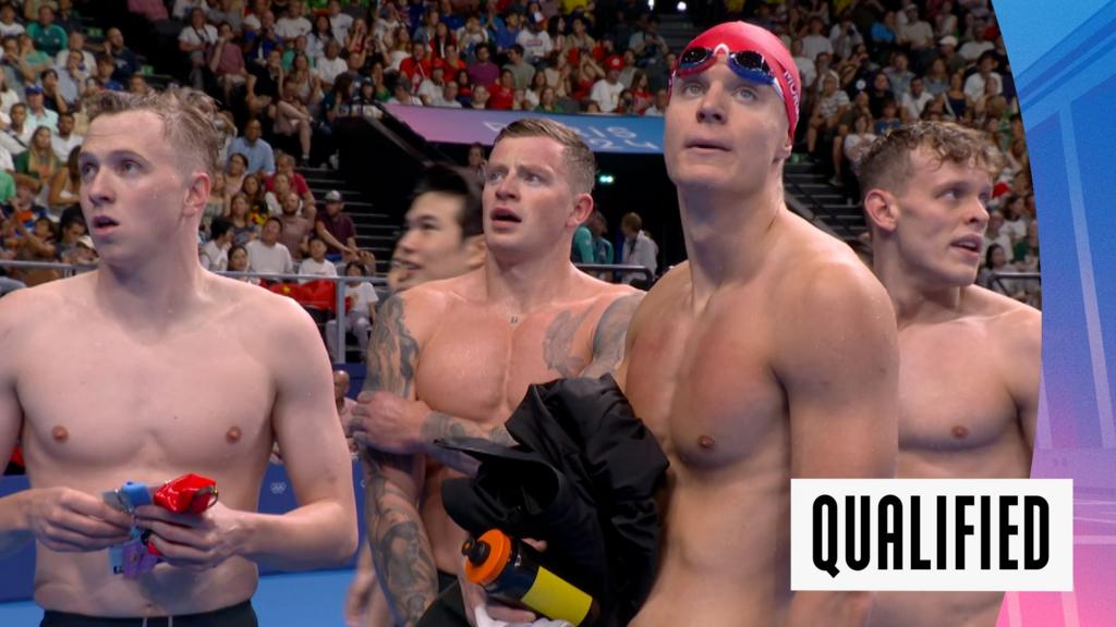 Peaty features for GB as they qualify for men's relay final