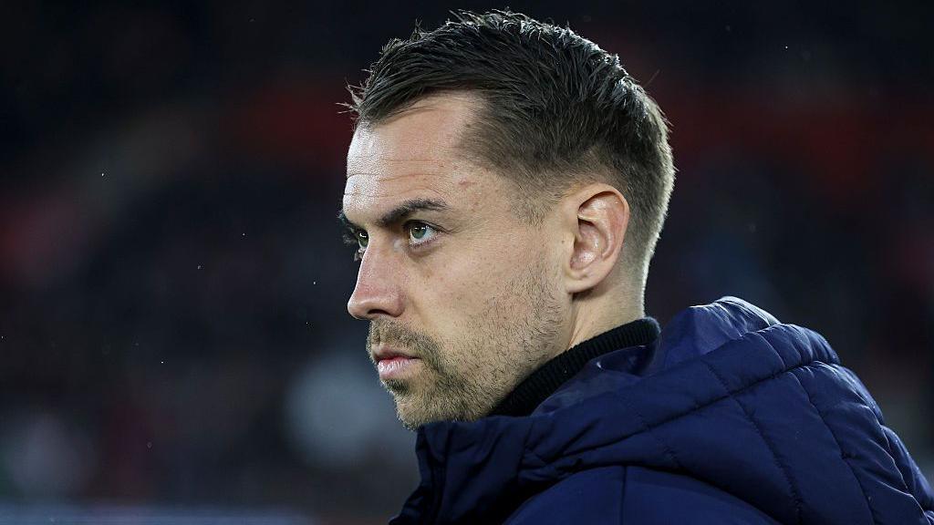 Tonda Eckert looks on from the sidelines during a game