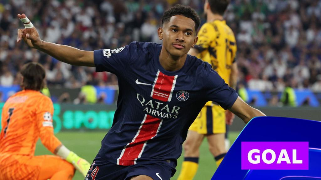 PSG v Inter Milan Champions League Final: Senny Mayulu goal