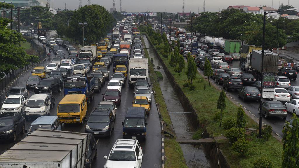 An image of traffic in Nigeria