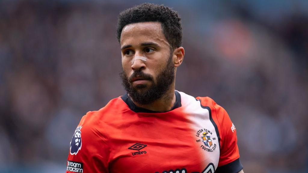 Andros Townsend playing for Luton