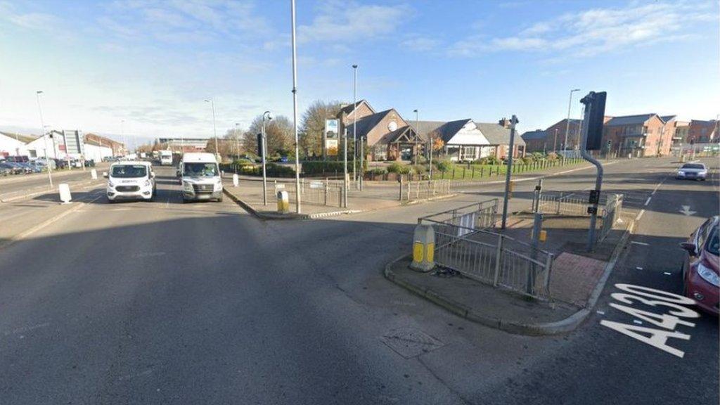 A road in Gloucester