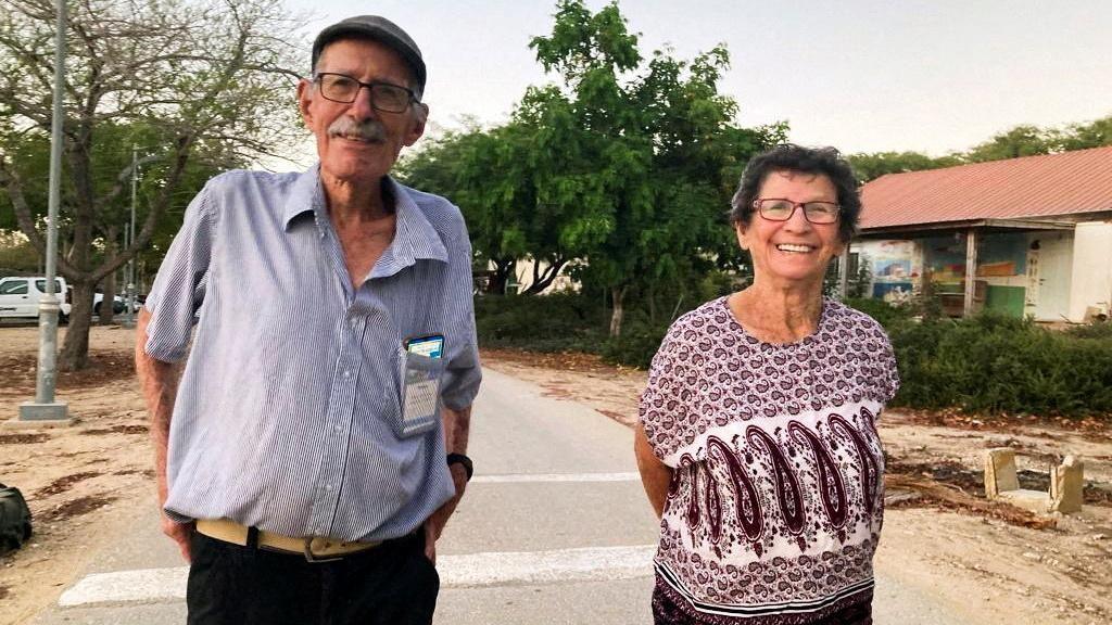 Oded Lifshitz and his wife Yocheved