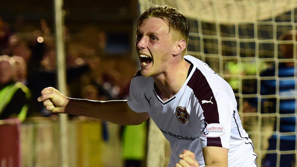 Hearts left back Kevin McHattie