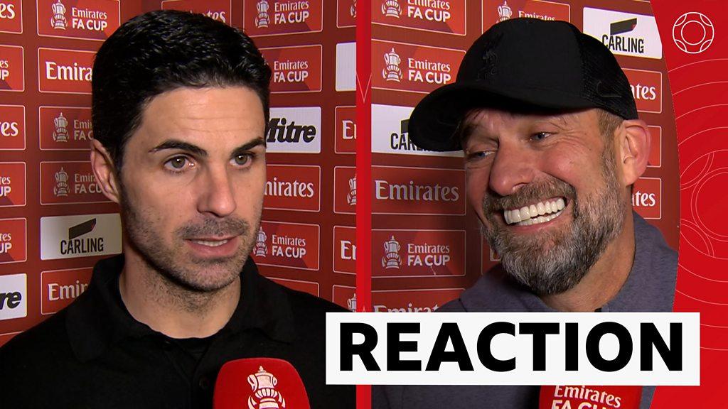 Fa Cup 2024 Mikel Arteta And Jurgen Klopp React After Liverpools 2 0