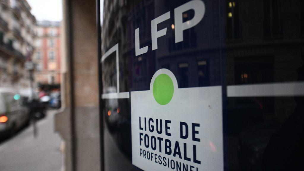 The LFP logo outside its main offices in Paris