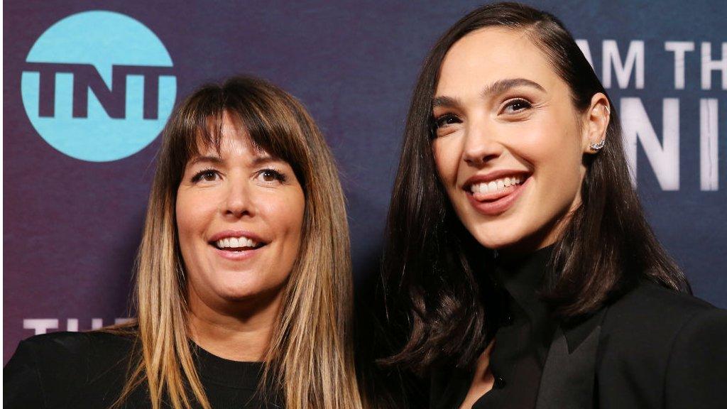 Wonder Woman director Patty Jenkins (left) with actress Gal Gadot.