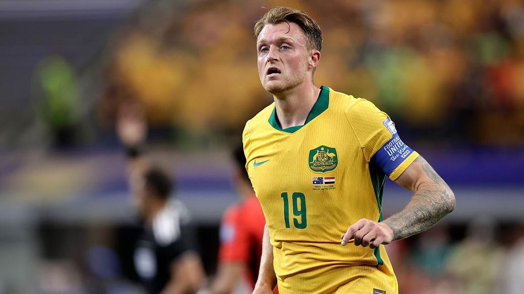 Harry Souttar of Australia
