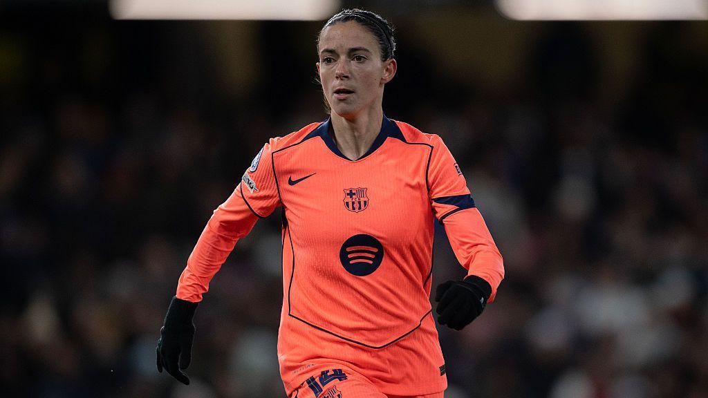 Bonmati playing for Barcelona