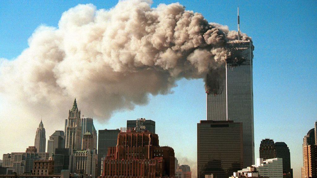 The World Trade Center on Fire