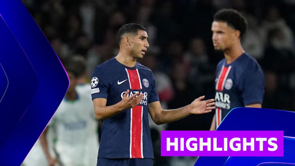 PSG denied late penalty as PSV hold on for draw in Paris