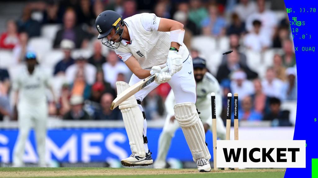Hes bowled him! - Krishna removes Tongue as India close in on victory