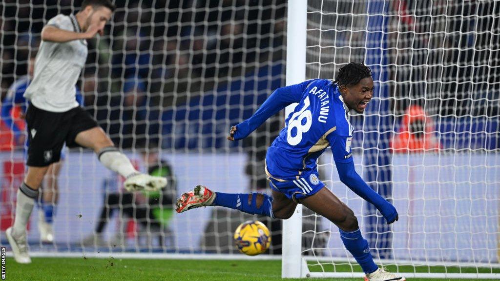 Abdul Fatawu's goal was his third for Leicester since joining on loan from Sporting Lisbon last summer