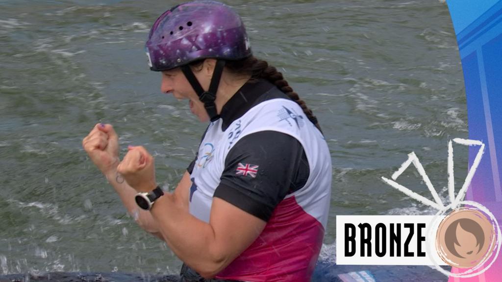 'She was flying' - GB's Woods wins kayak bronze