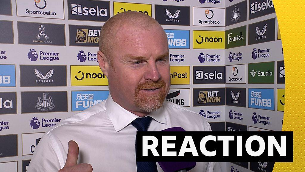 Newcastle United 1 1 Everton Sean Dyche Praises Dominic Calvert Lewin