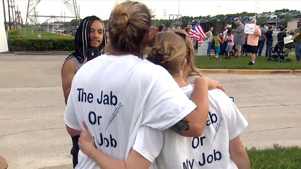 Anti-vaccination demonstration