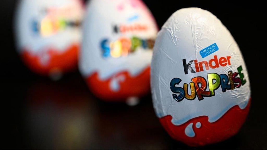 Kinder Surprise eggs