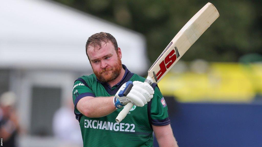 Paul Stirling top-scored for Ireland in the third ODI against Bangladesh