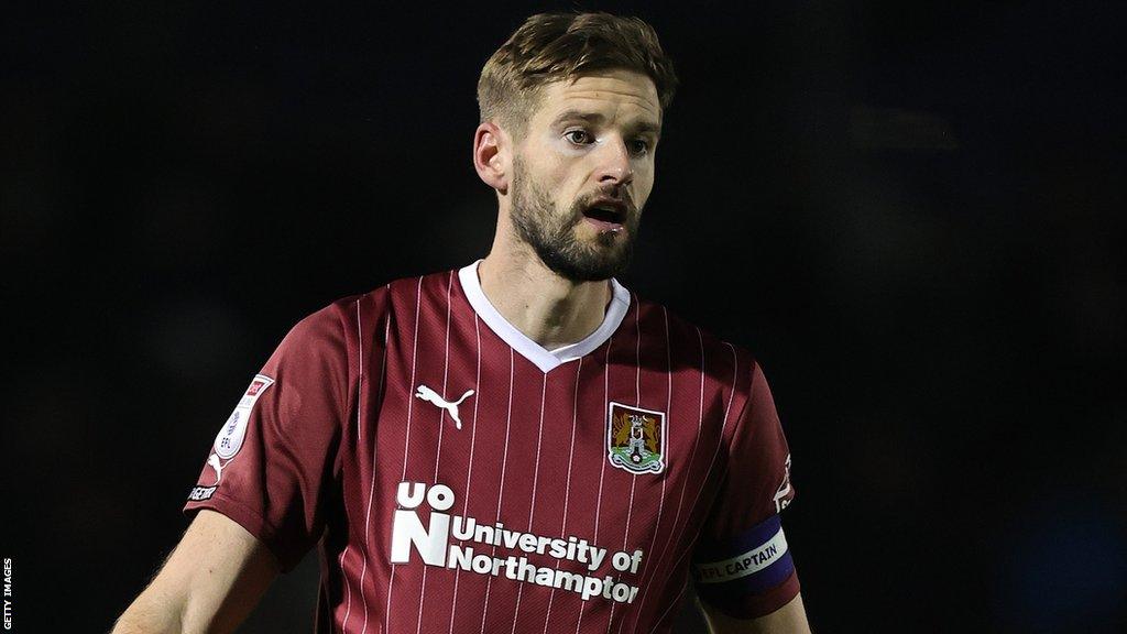 Northampton had defender Jon Guthrie back on the pitch in a league game for the first time in two months