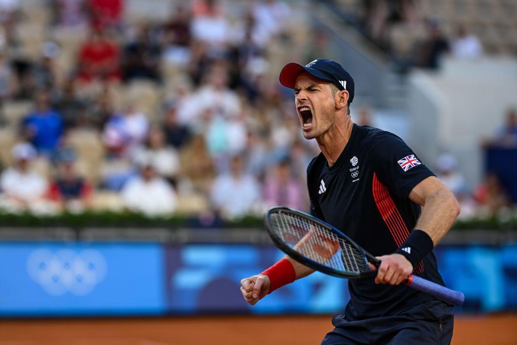 Andy Murray playing in Paris