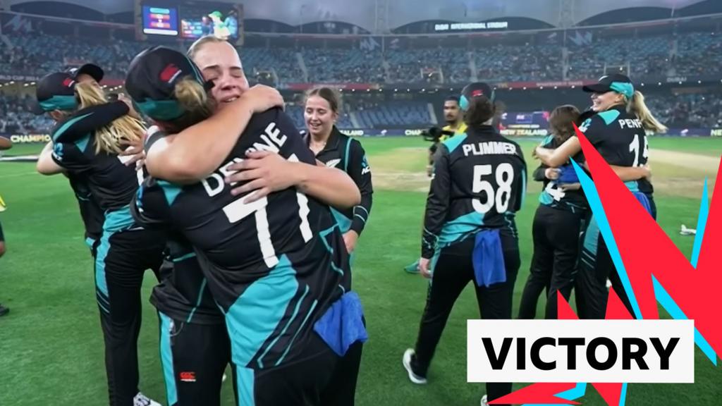Women's T20 World Cup Watch moment New Zealand beat South Africa to