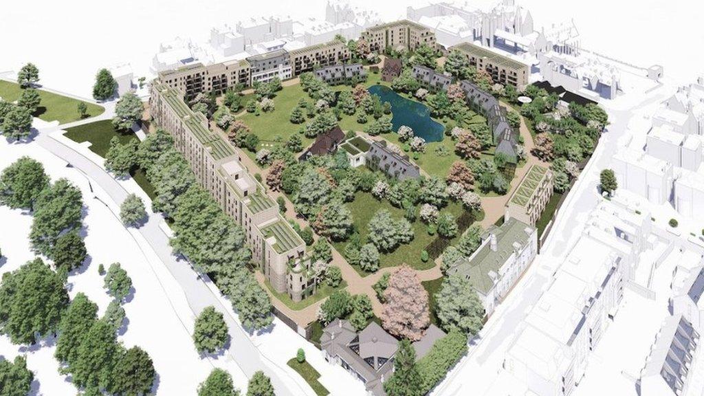 Aerial view of plans for Bristol Zoo's new project