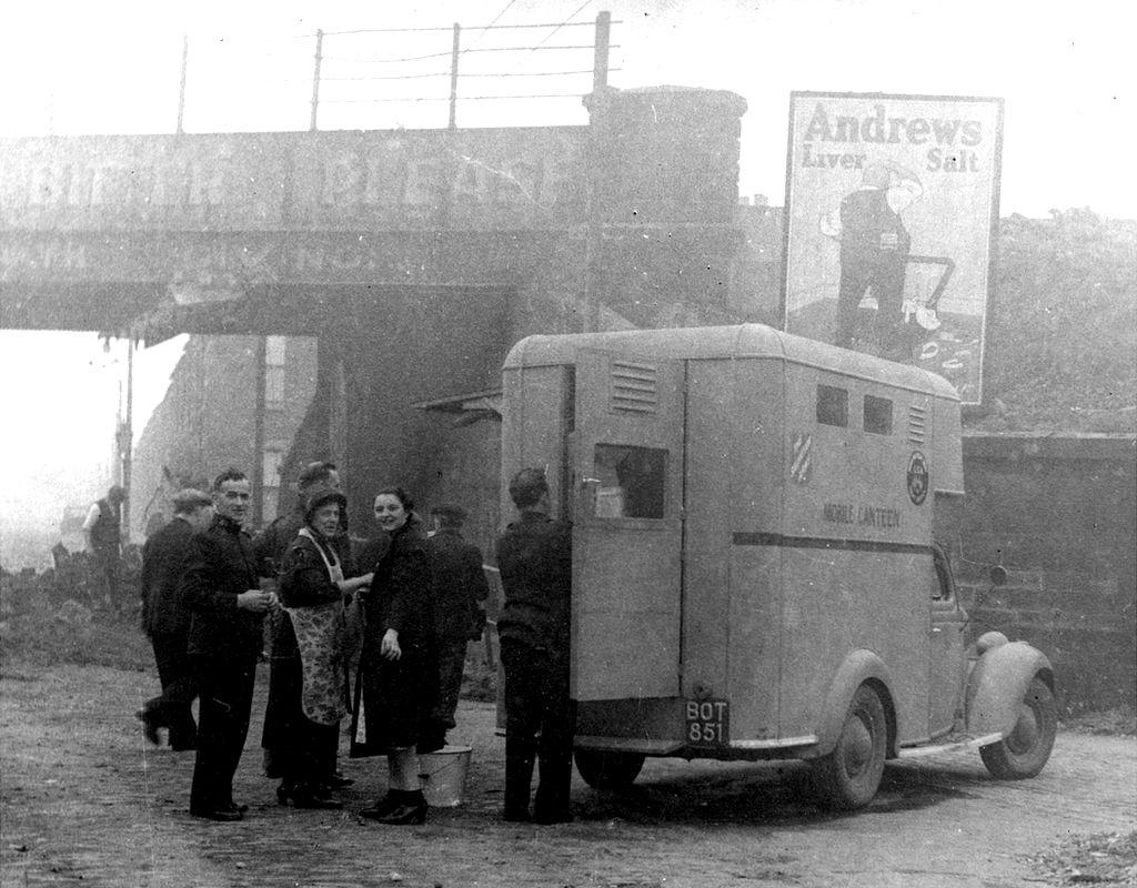 A Salvation Army canteen in Temple Street