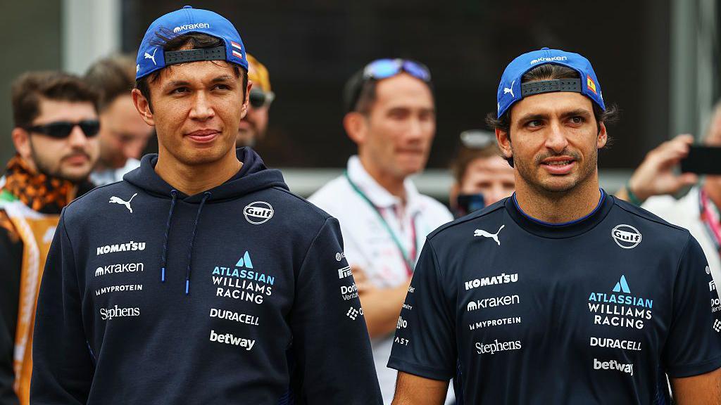 Alex Albon and Carlos Sainz
