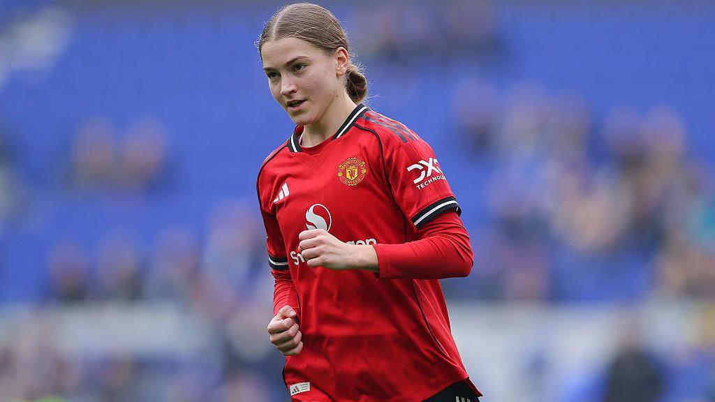 Jess Park celebrates scoring against Everton