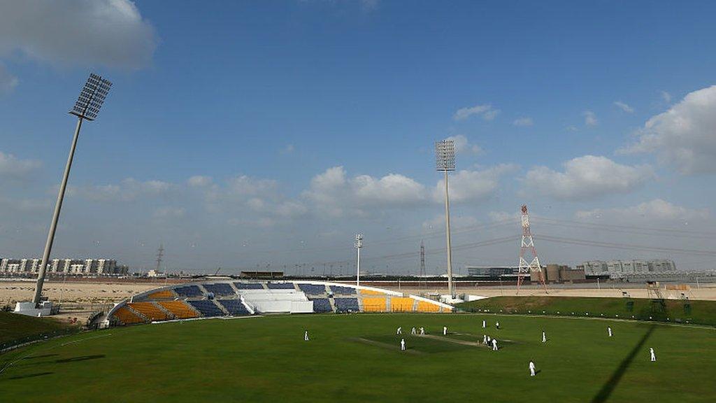 The Zayed Cricket Stadium in Abu Dhabi